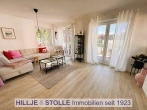 Moderne 3 ZKB Wohnung mit großem Balkon und TG-Stellplatz im Bürgereschviertel! - Wohnbereich